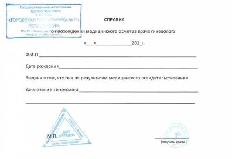 Фото справки